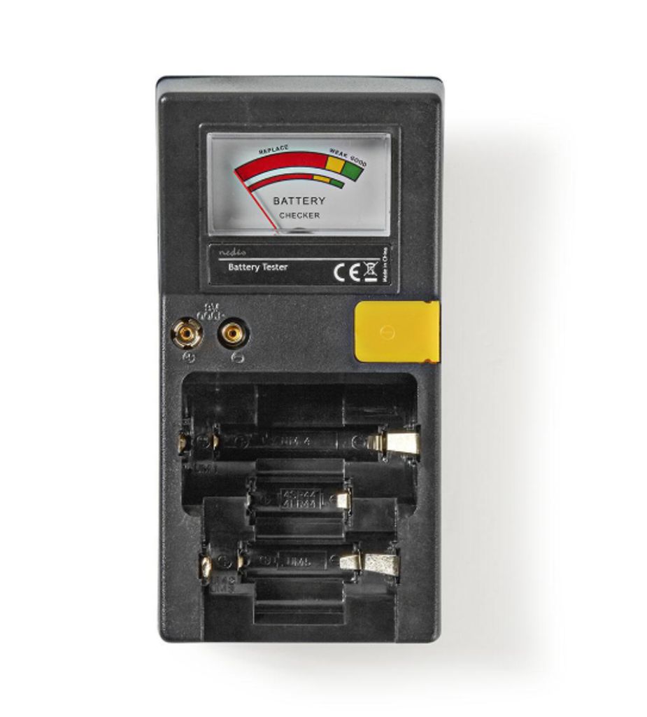 Batterijtester voor AA, AAA, C, D, 9V