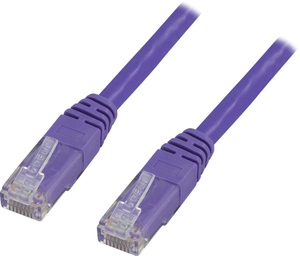 Cat6 patchkabel 1,5m LSZH lila