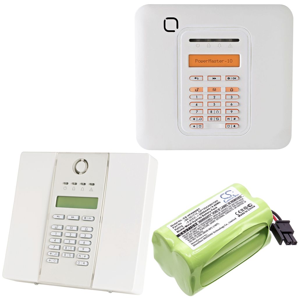 99-301712 för Visonic, 4,8V, 2000mAh