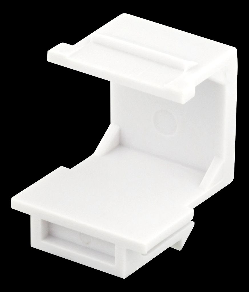 Deltaco Blindprop til Keystone-porte 5-pak Hvid