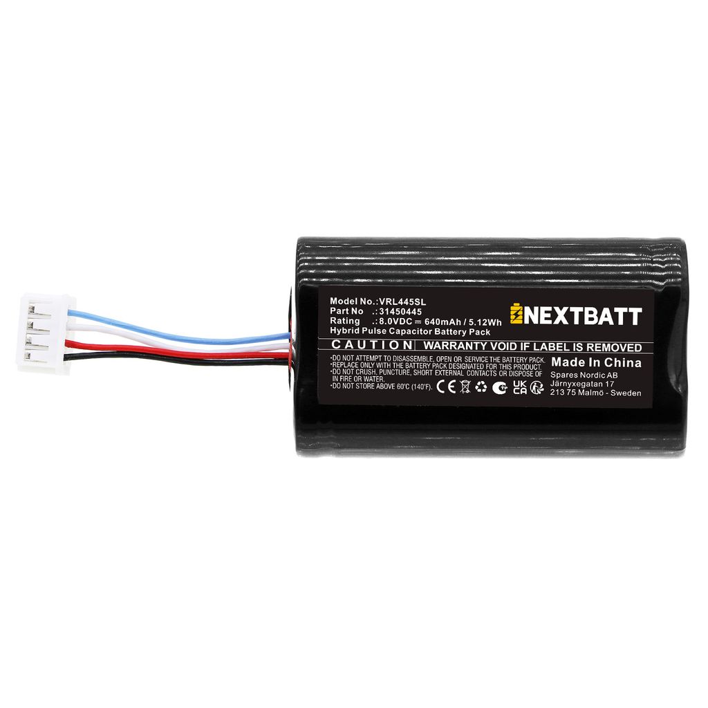 XC90 2018 T8 R-Design, 8.0V, 640mAh