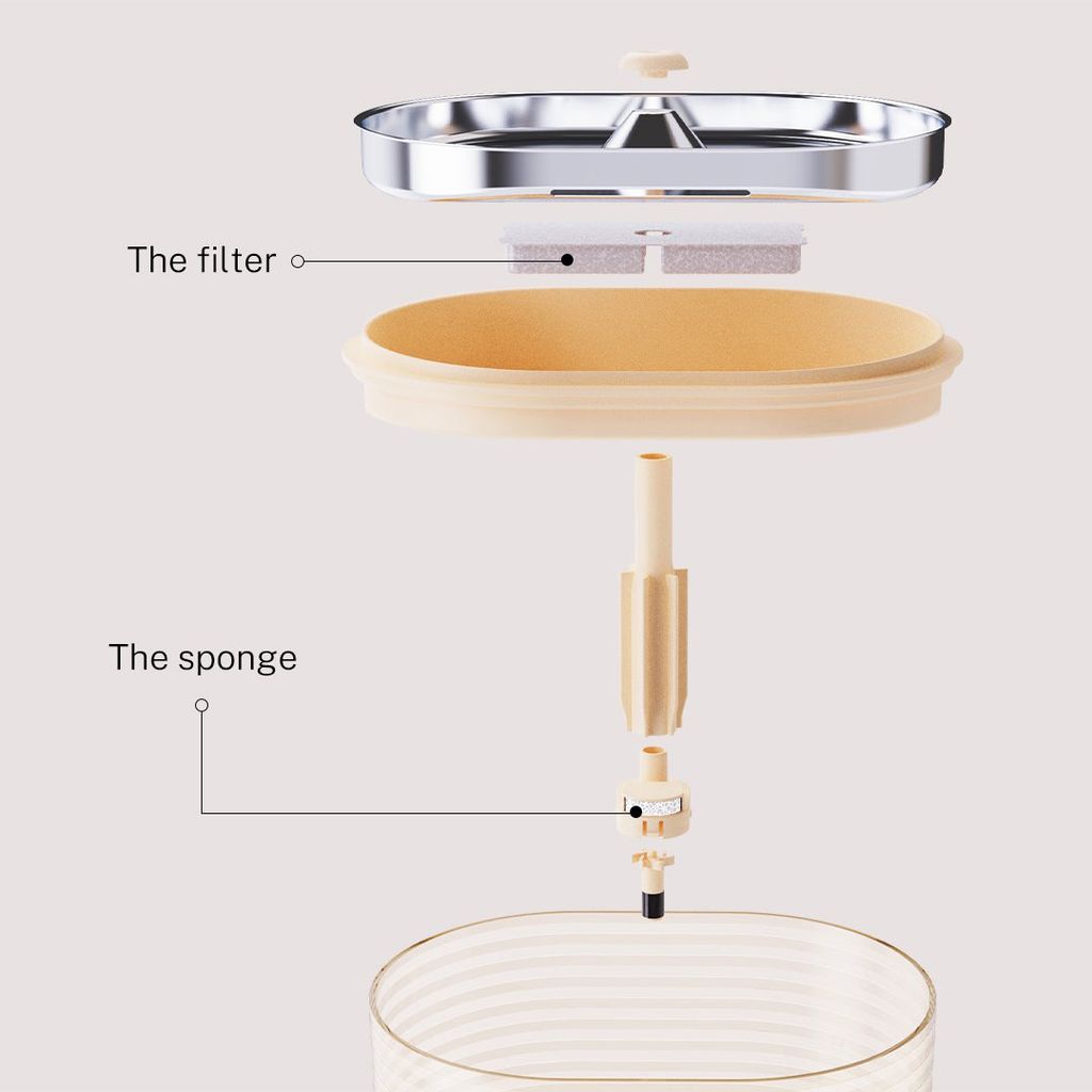 Enabot ROLA Smart vandfontænefilter til kæledyr
