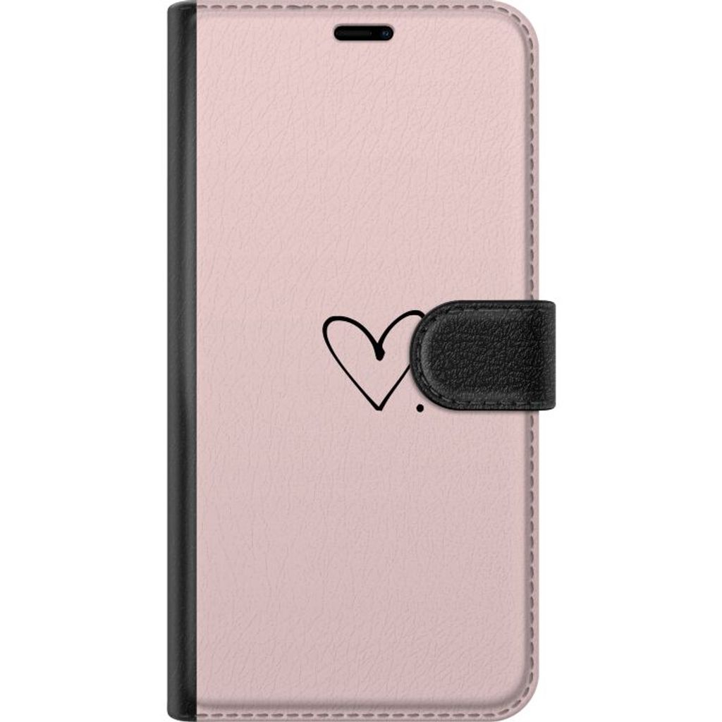Xiaomi 11T Musta Lompakkokotelo Hjärta.