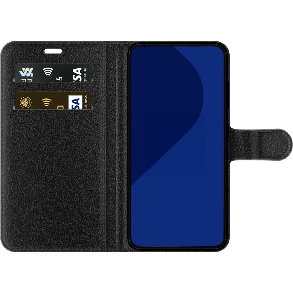 Xiaomi 15 Pro Musta Lompakkokotelo Lyxig Sko