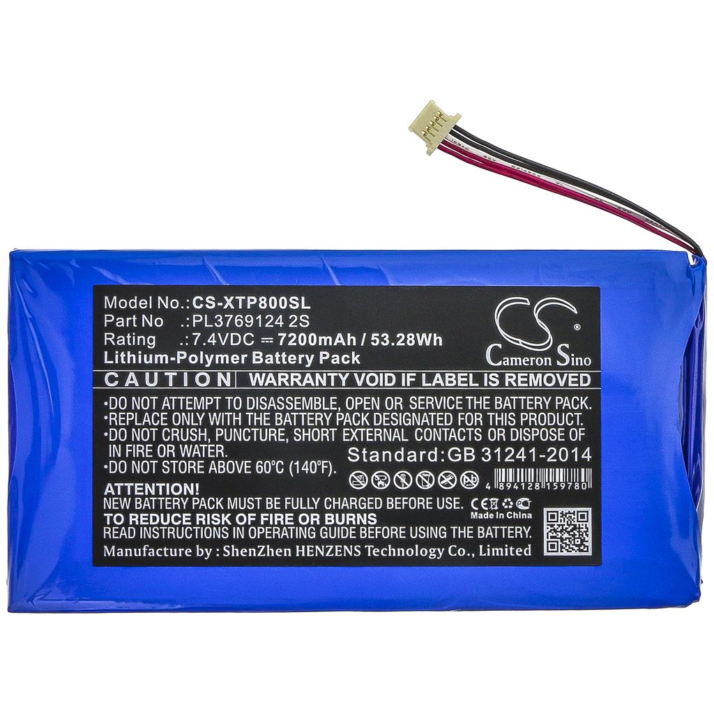Xtool PS80E, 7.4V, 7200 mAh
