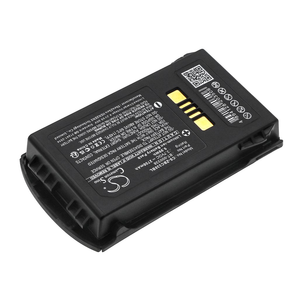 BT-000337 laitteelle Zebra, 3.7V, 2700mAh