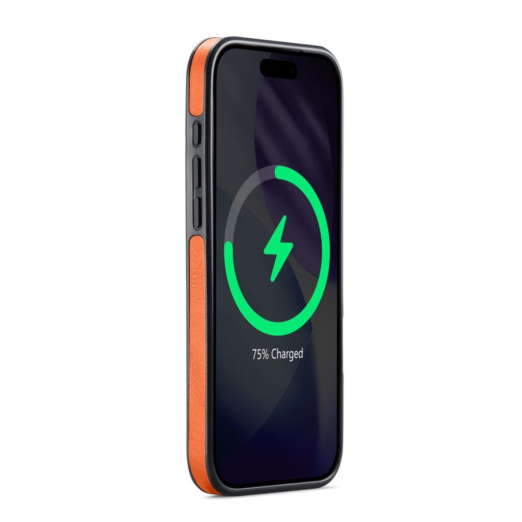 MAGKING K1 iPhone 18 Pro / 17 Pro MagSafe Skal i PU-läder - Orange