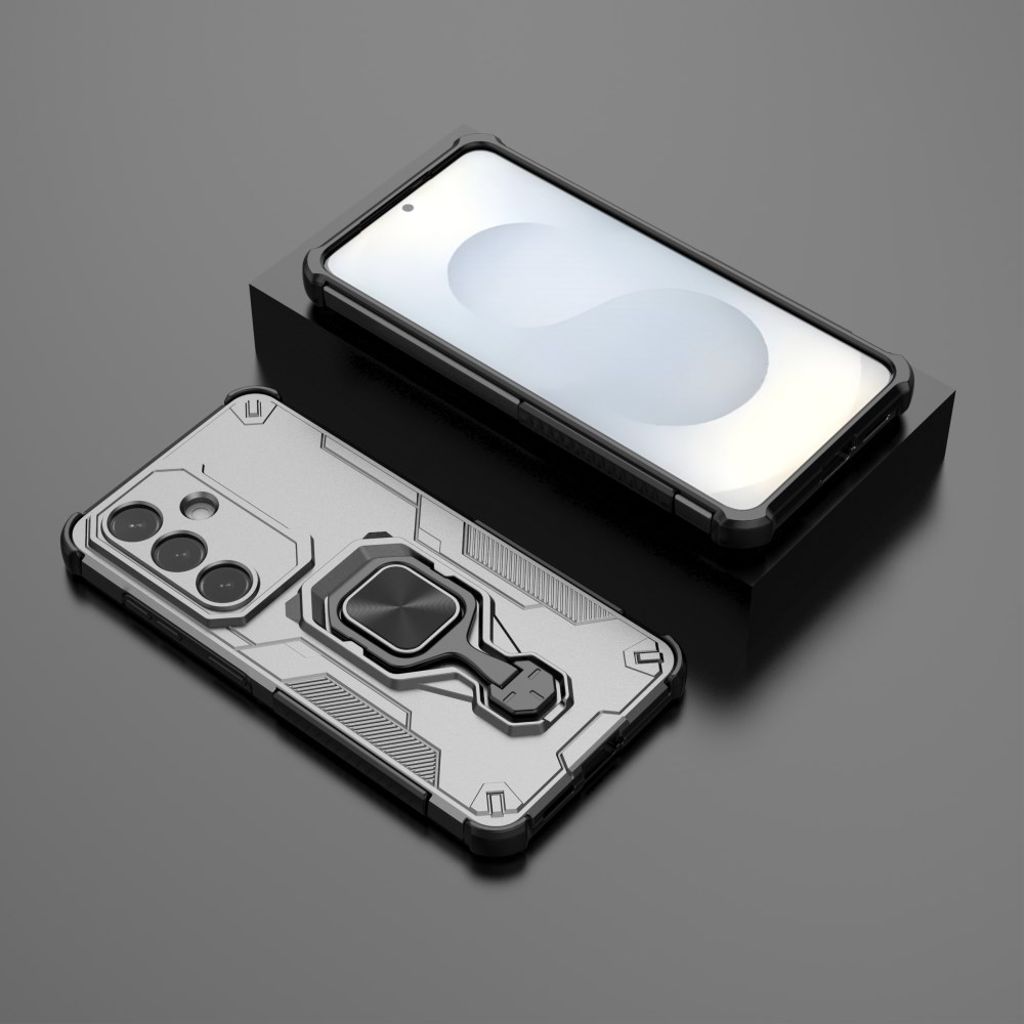 Samsung Galaxy S26 / S26 Pro Skal med Ringhållare - Grå