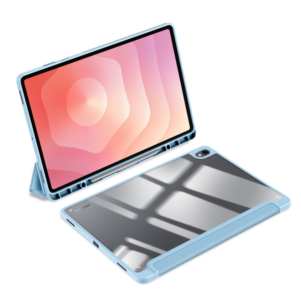 DUX DUCIS Samsung Galaxy Tab S12 Plus Tri-fold stativfodral - Ljusblå
