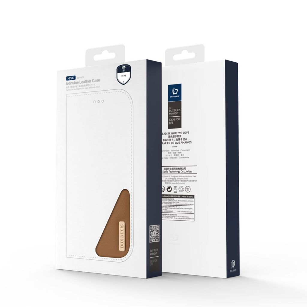 DUX DUCIS iPhone 17 Pro RFID-estävä Kotelo - ruskea