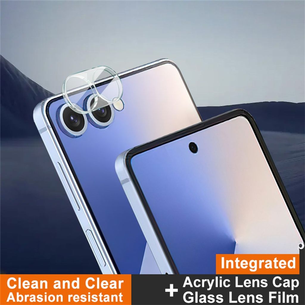 IMAK Samsung Galaxy Z Flip8/Z Flip7 5G Linsebeskyttelse Hærdet Glas + Akryl