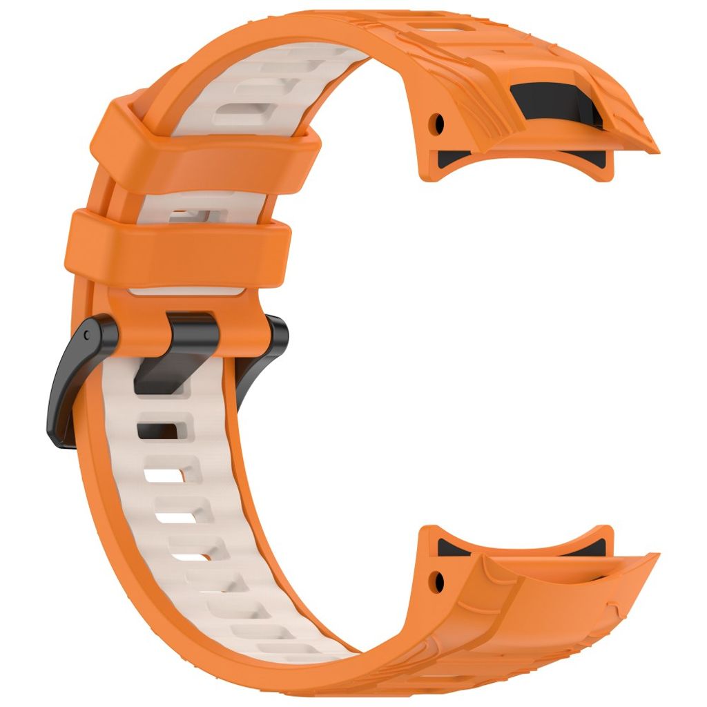 Garmin Instinct 3 45mm Watch Strap in Silicone - Orange, Beige