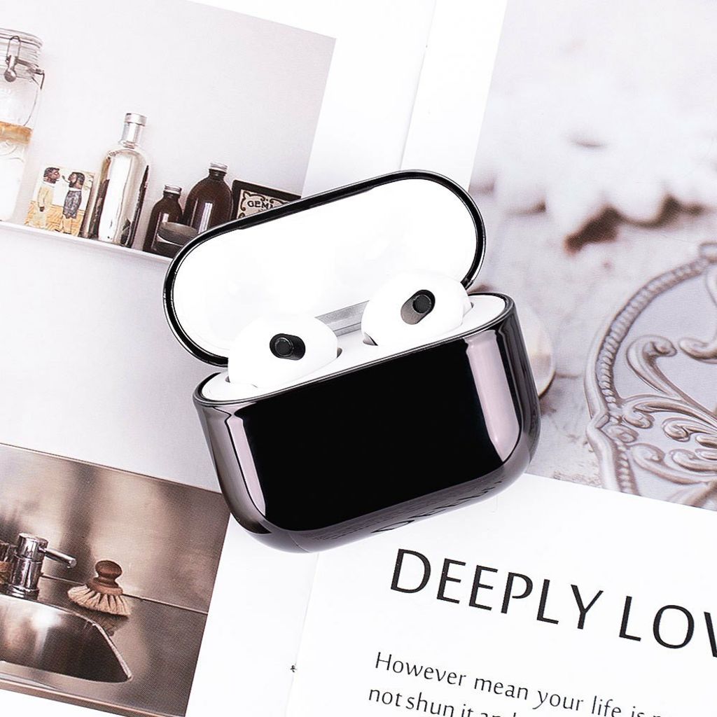 AirPods 4 Hörlurs Hårt Skal Electroplating - Silver