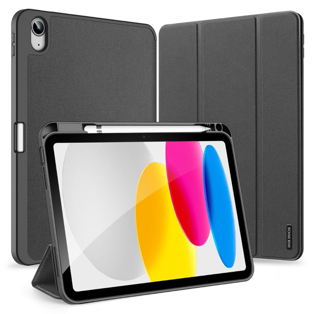 Dux Ducis iPad A16 11" 2025/10.9" 2024 Flip cover med holder til styluspen - Sort