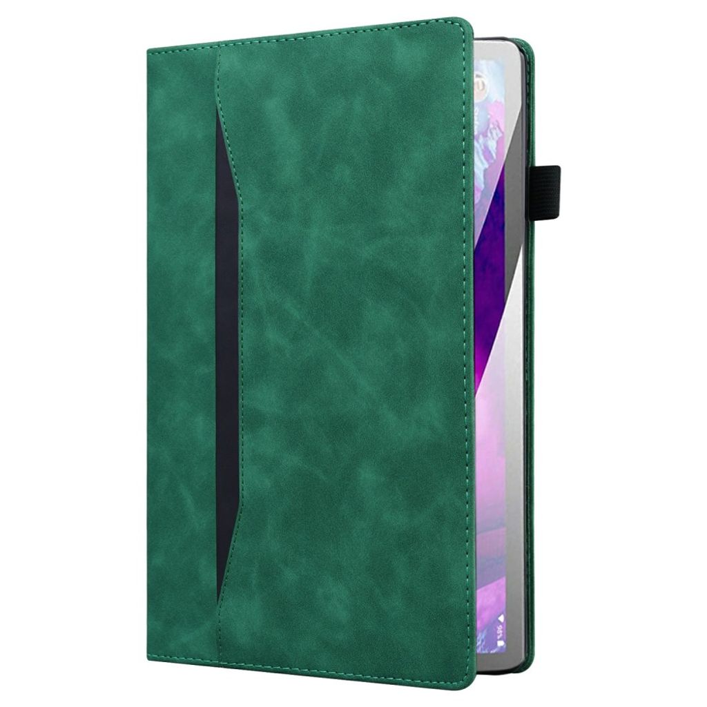 Samsung Galaxy Tab S12 Plus Folio flip cover med kortlommer - Grøn