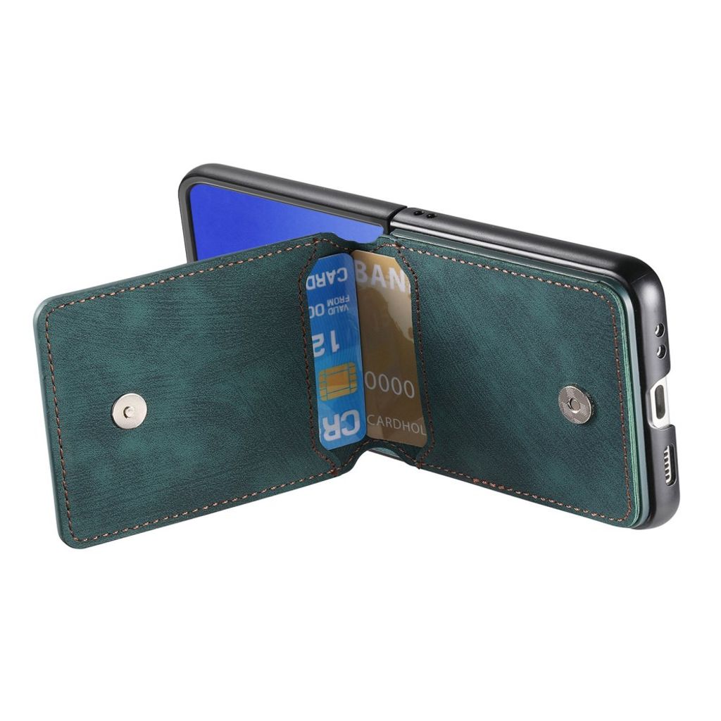 Samsung Galaxy Z Flip7 5G Cover med Ringholder - Grøn