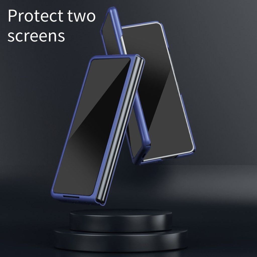 Samsung Galaxy Z Fold8 Ultra Cover med galvanisering - Blå