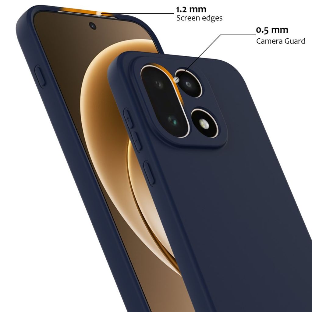 OnePlus 15 5G Kuori Nestemäistä Silikonia MagSafe-yhteensopiva – Tummansininen