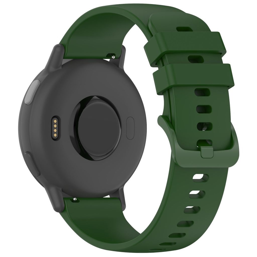 Garmin Forerunner 265 etc. Klockarmband i silikon - Mörkgrön