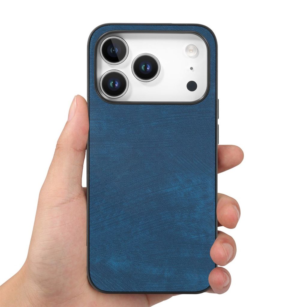 Retro-deksel til iPhone 17 Pro Max – blått