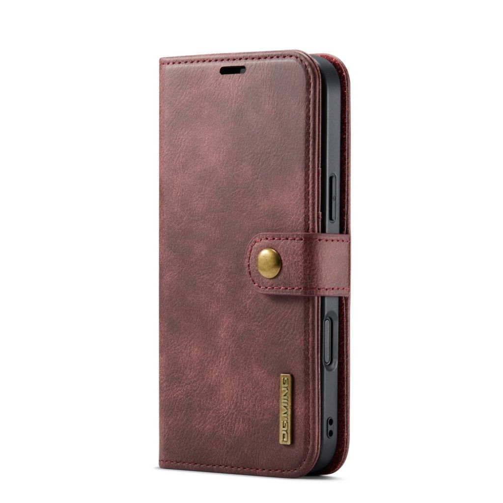 DG.MING iPhone 18 Pro Max/17 Pro Max Etui med Avtakbar Lommebok - Rød
