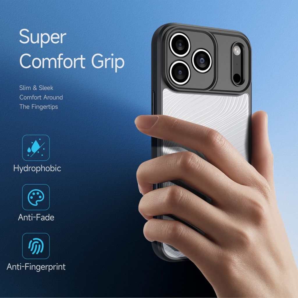 DUX DUCIS iPhone 17 Pro Kuori, REACH-sertifikaatti - musta