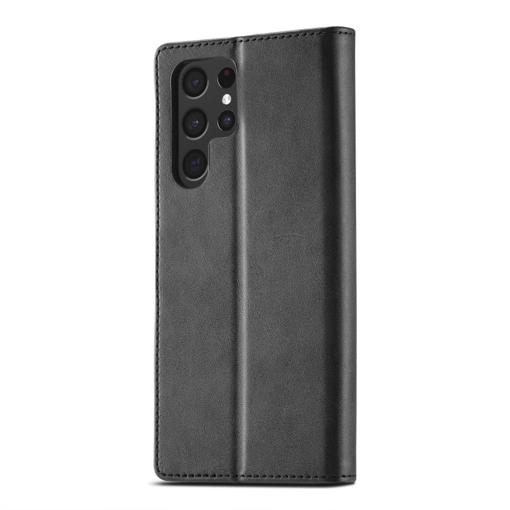 LC.IMEEKE Samsung Galaxy S26 Ultra Lommeboketui i PU-lær - Svart