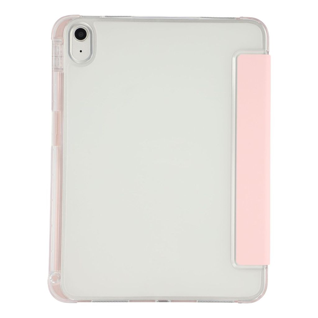 iPad A16 11" 2025/10.9" 2024 Tri-fold flip cover med holder til styluspen - Lyserød