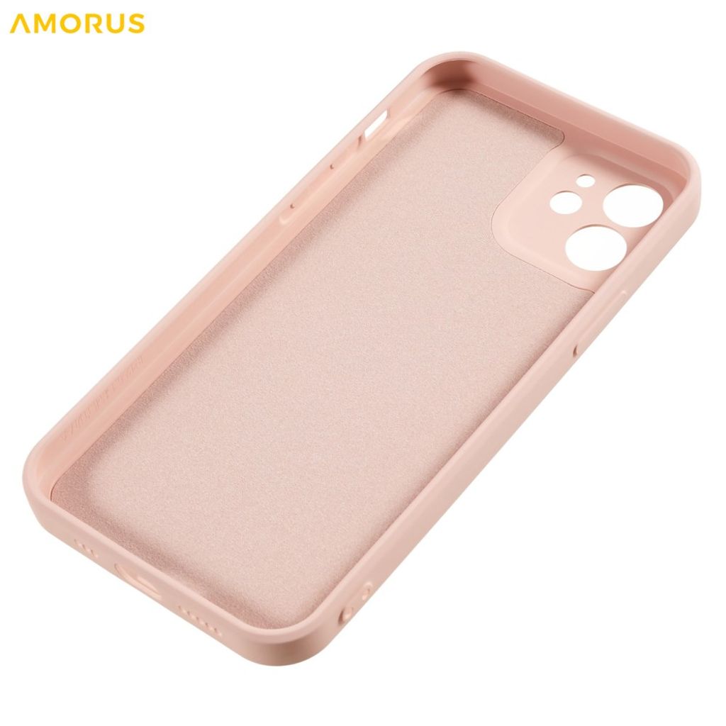AMORUS iPhone 12 TPU Skal - Rosa