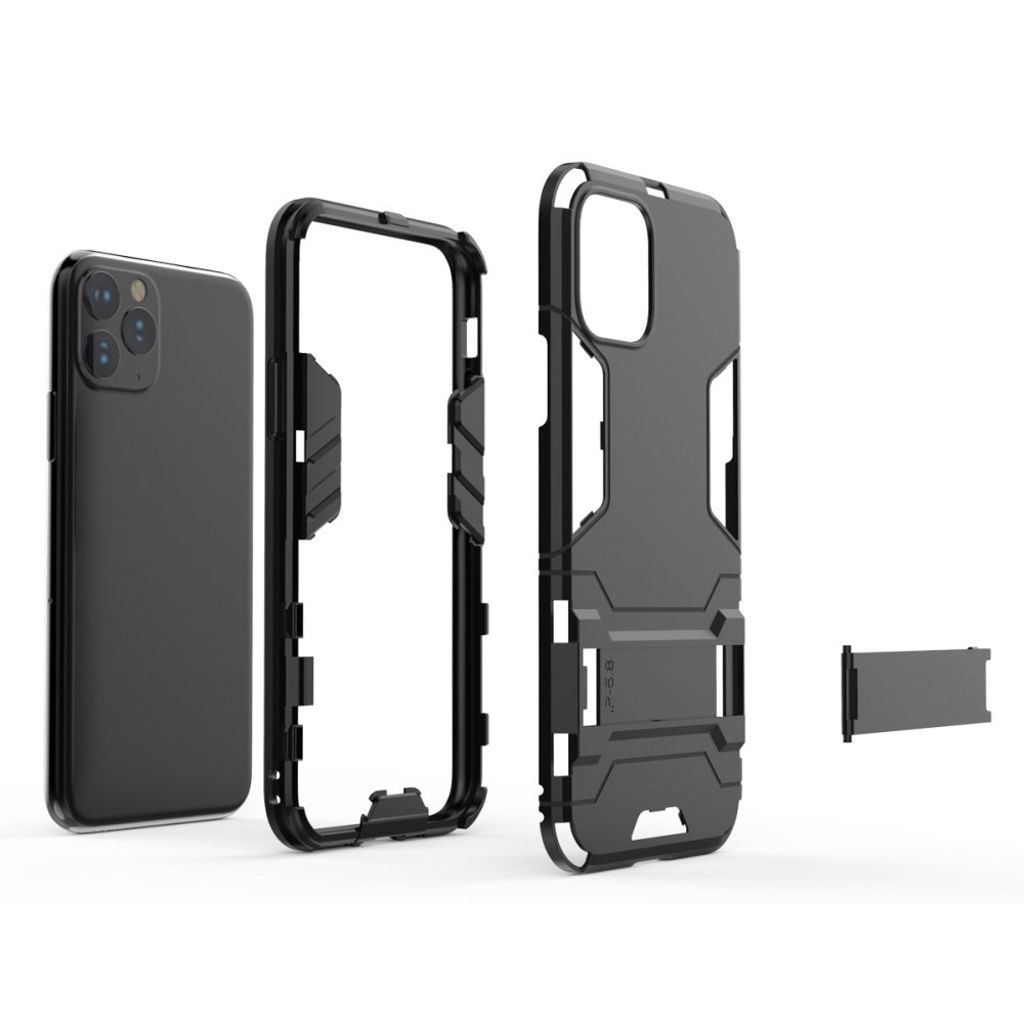 iPhone 11 Pro Telefoncover med Stativ - Sort