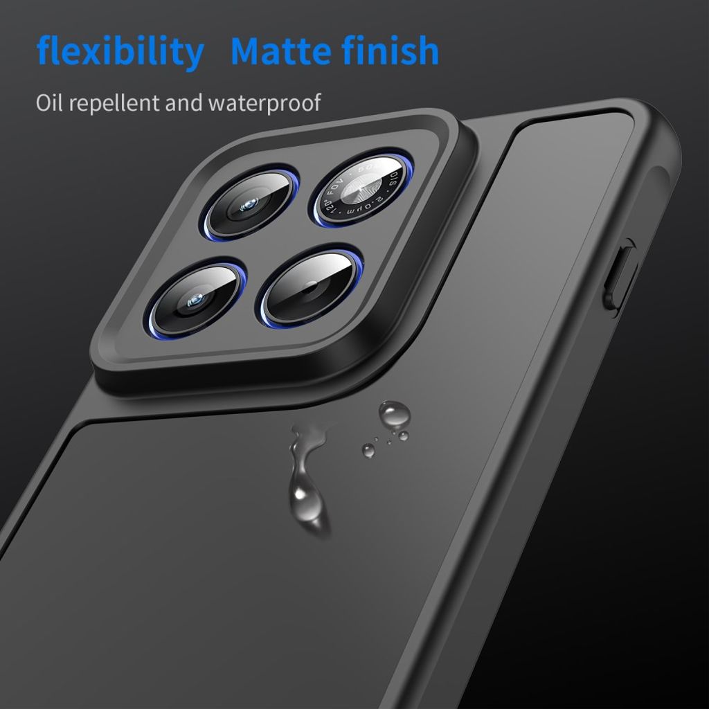 Motorola Edge 70 5G Case Drop Proof Frosted PC/TPU Airbag - Black