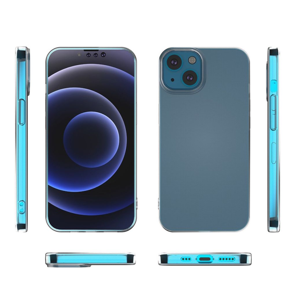 iPhone 13 TPU kuori - läpinäkyvä