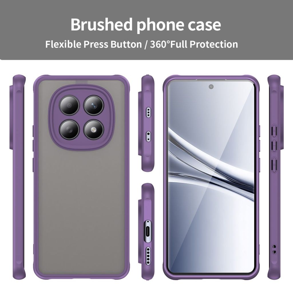 Xiaomi Poco M8 5G/Redmi Note 15 5G/15 4G Skal Stötsäker PC+TPU - Lila