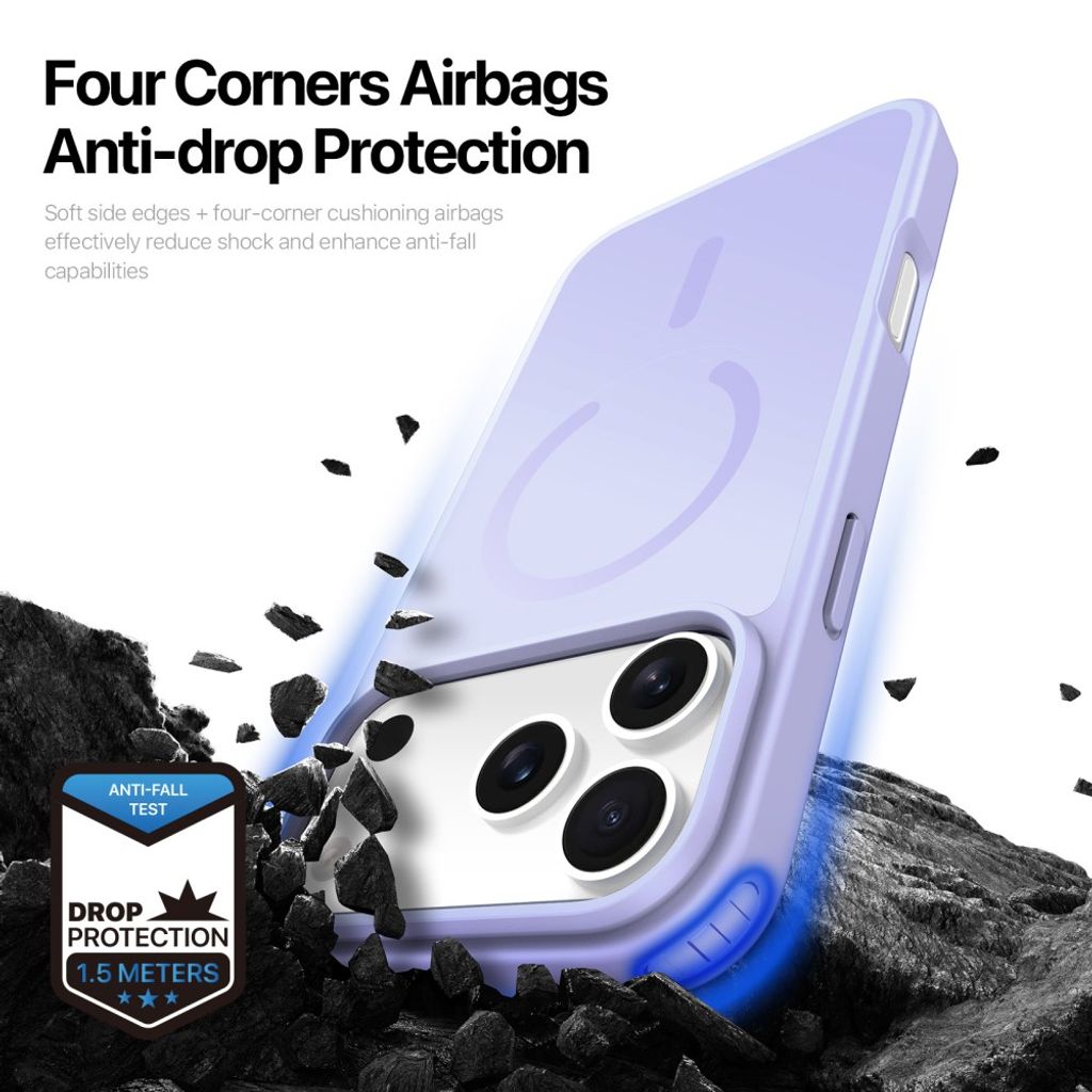 DUX DUCIS iPhone 18 Pro Max / 17 Pro Max MagSafe Kuori - Tummanvioletti