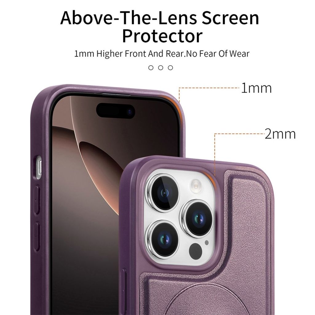 CASENEO iPhone 16 Pro Deksel med MagSafe - Lilla