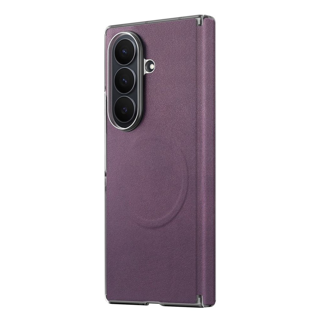 Samsung Galaxy Z Fold8 Ultra MagSafe Kuori PU-nahkaa - Violetti
