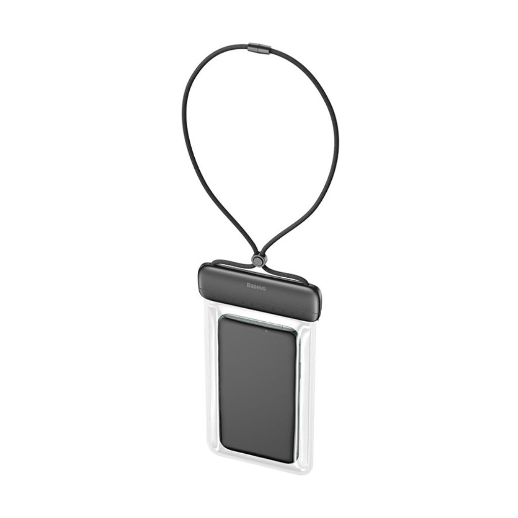 BASEUS Let's Go vedenpitävä suojakotelo 7,2 tuuman matkapuhelimille - harmaa/musta