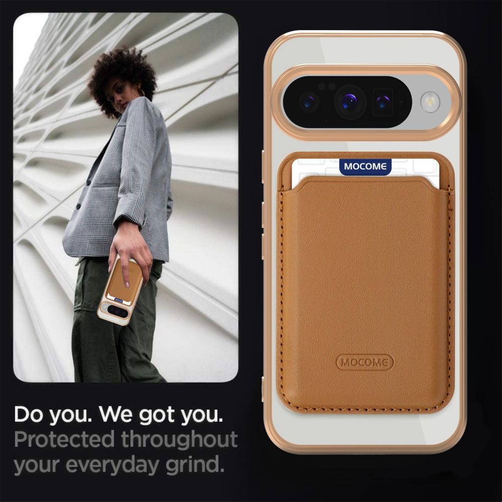 Google Pixel 10 / 10 Pro Case with Wallet - Brown