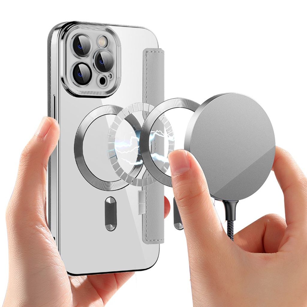 iPhone 12 Pro Max Etui med MagSafe - Sølv