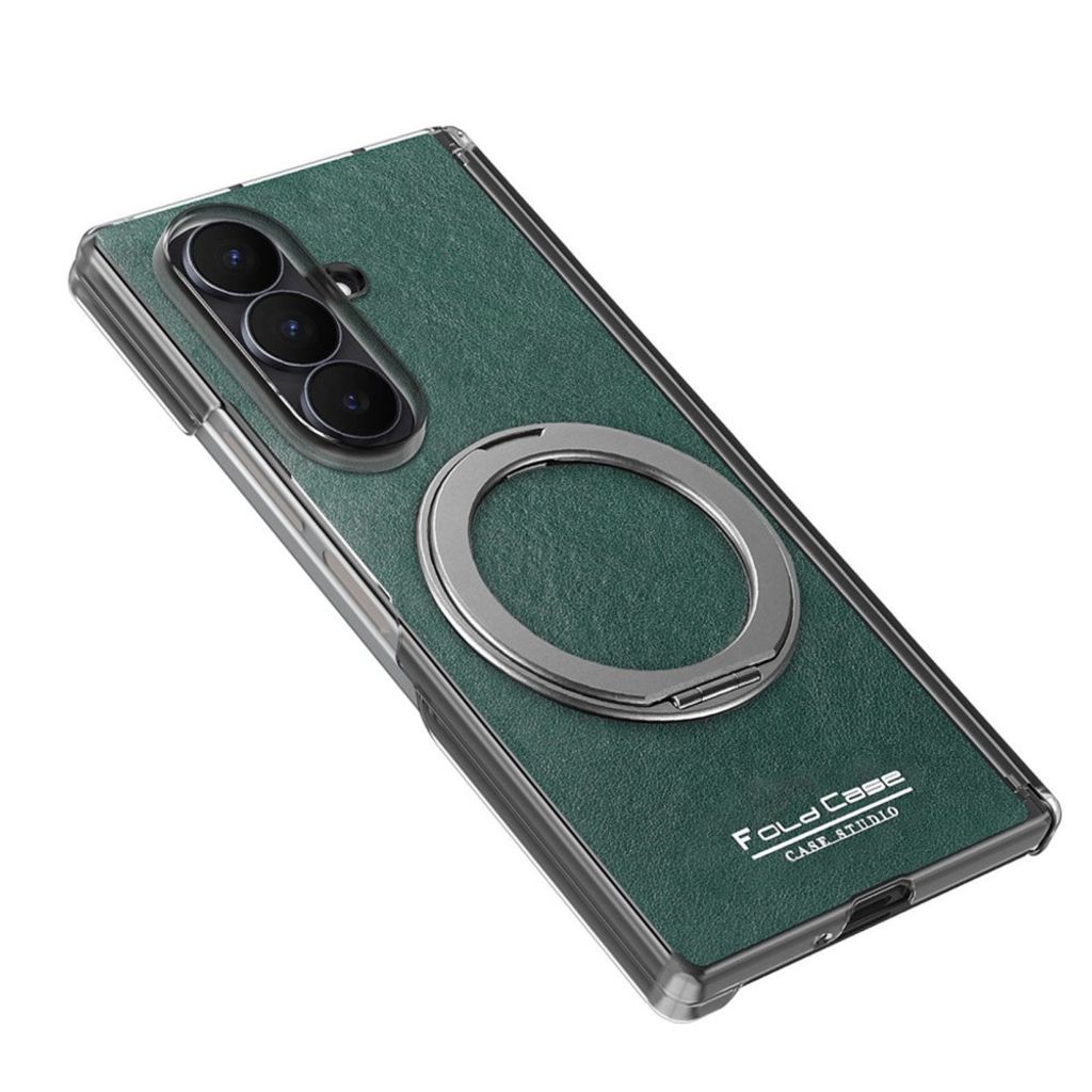 Samsung Galaxy Z Fold8 Ultra MagSafe kuori rengasjalustalla - Vihreä