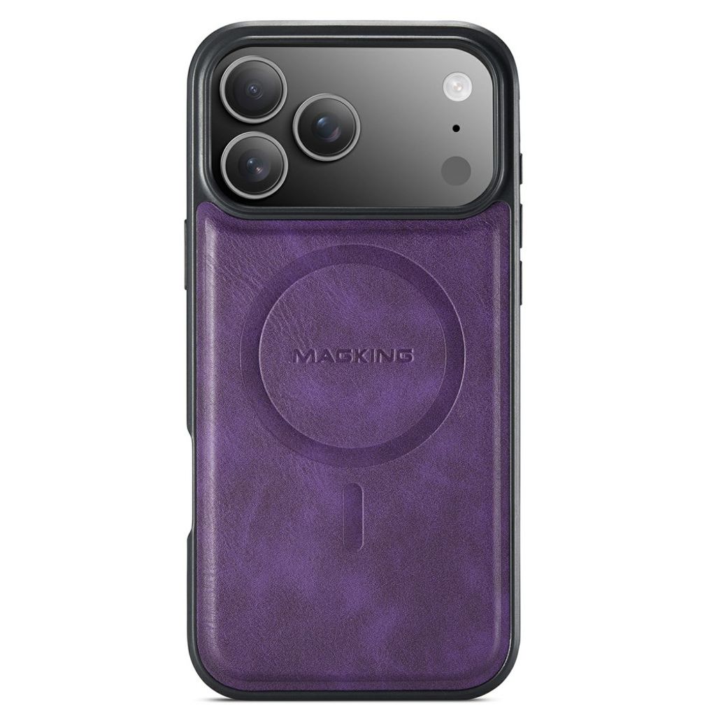 MAGKING K1 iPhone 18 Pro / 17 Pro MagSafe Deksel i PU-skinn - Lilla