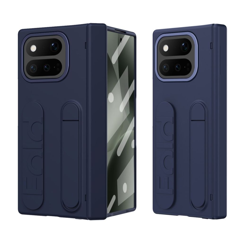 Google Pixel 11 Pro Fold Deksel med skjermbeskytter i herdet glass - Blå