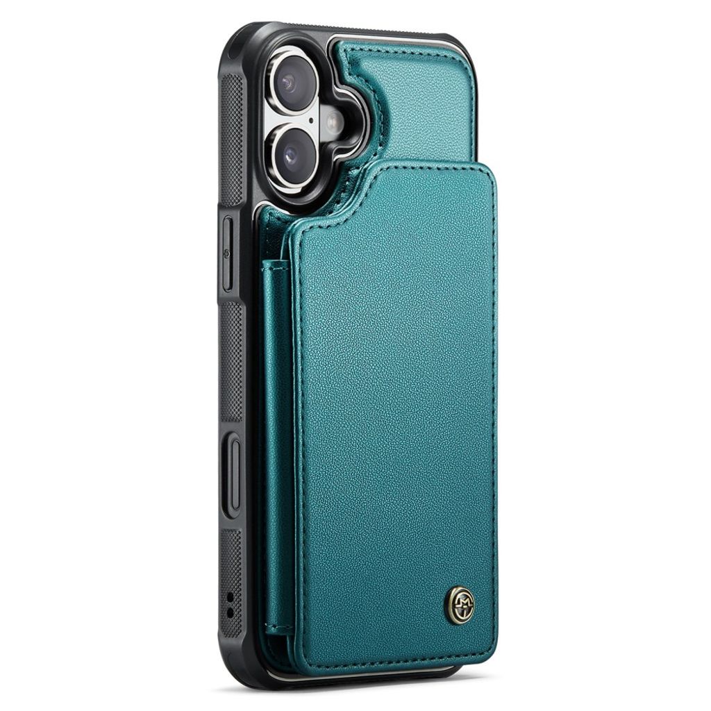 CASEME iPhone 16 Case with 5 Card slots - Green