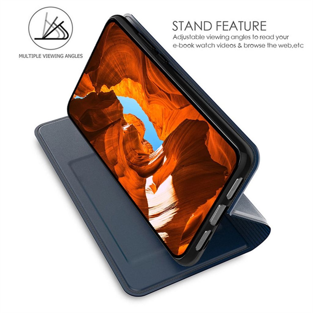 Motorola Edge 70 5G Plånboksfodral med Stativ – Blå