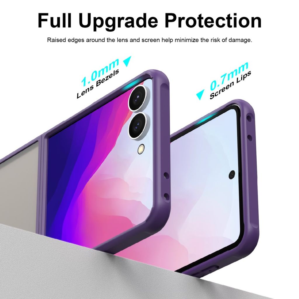 Samsung Galaxy Z Flip8 Matteret Cover - Lilla