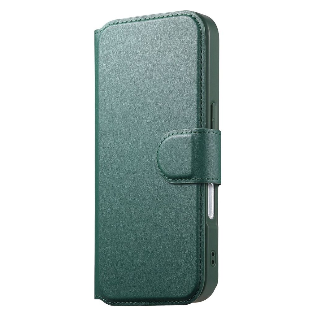 CASENEO iPhone 16 Pro Max Magnetic Wallet Cover RFID Blocking – Green
