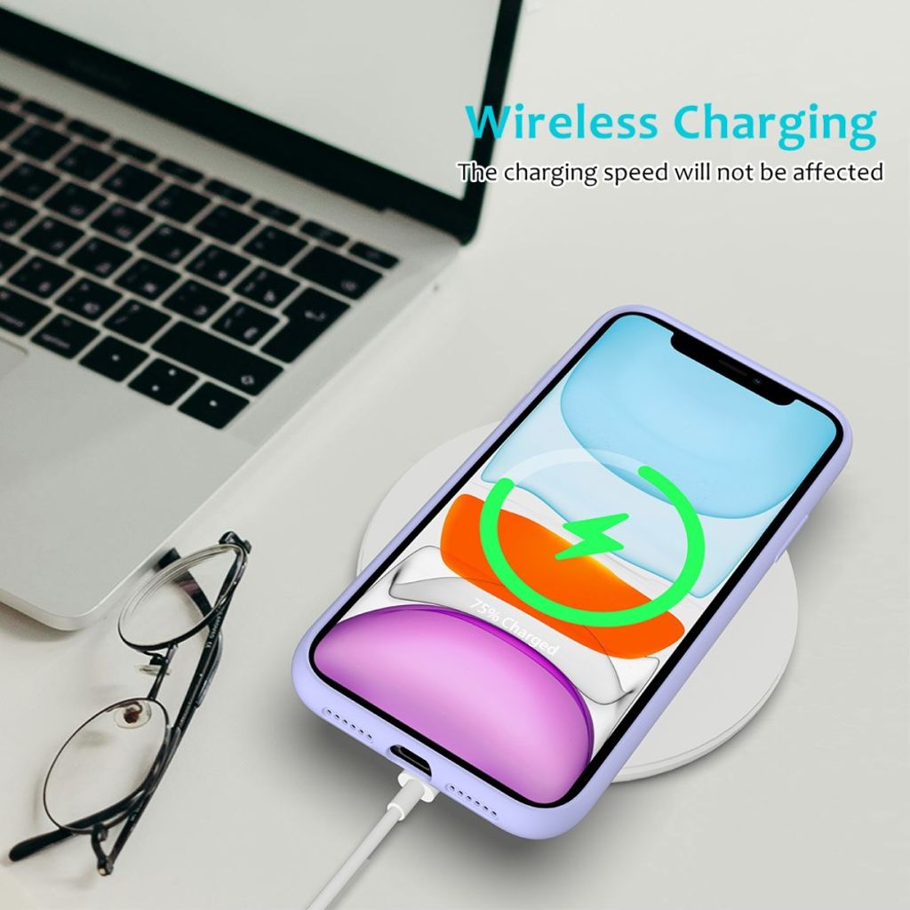 iPhone 11 Silikoni Kuori - Vaaleanvioletti