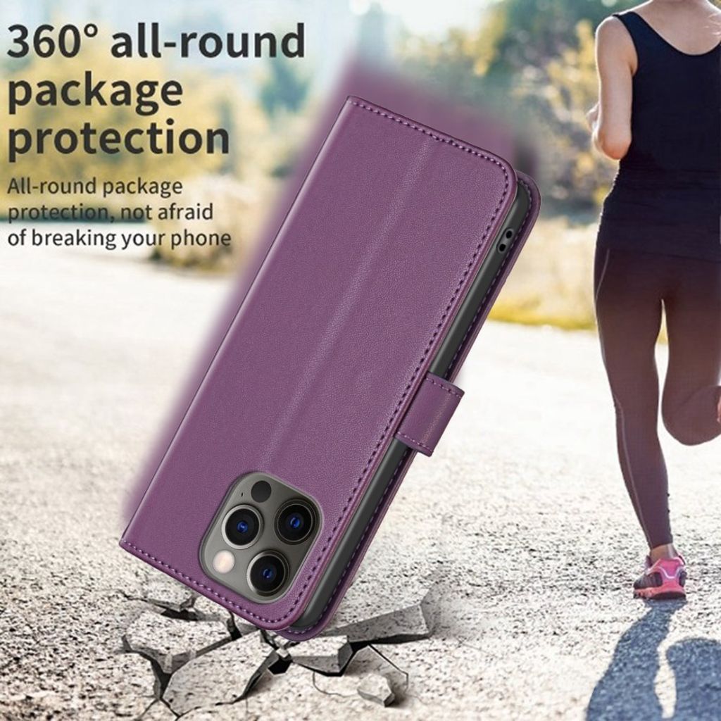 BINFEN COLOR iPhone 12 Pro Max Etui - Mørkelilla