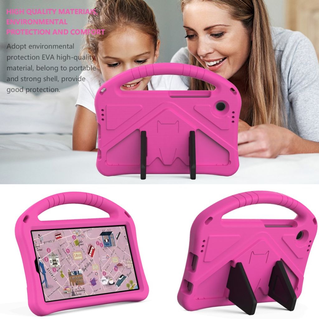 Samsung Galaxy Tab A11 / A9 deksel med håndgrep - rosa