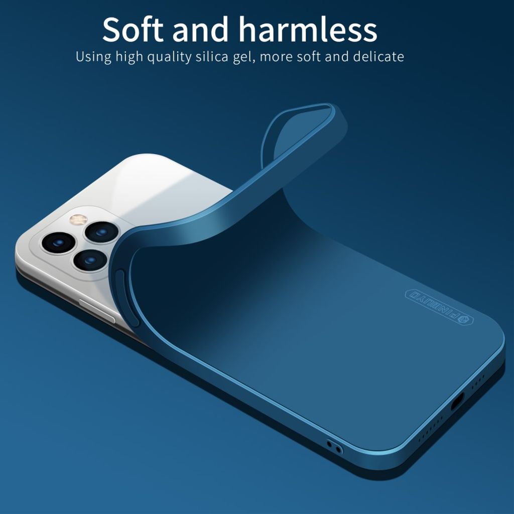 PINWUYO iPhone 11 Pro Max Kuori Silikoni – Sininen